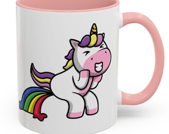 Eenhoorn koffiemok (11oz) gepersonaliseerd cadeau aangepaste naam mok eenhoorn minnaar cadeau grappige mok leuk cool trendy cadeau aanwezig vakantie werkmok