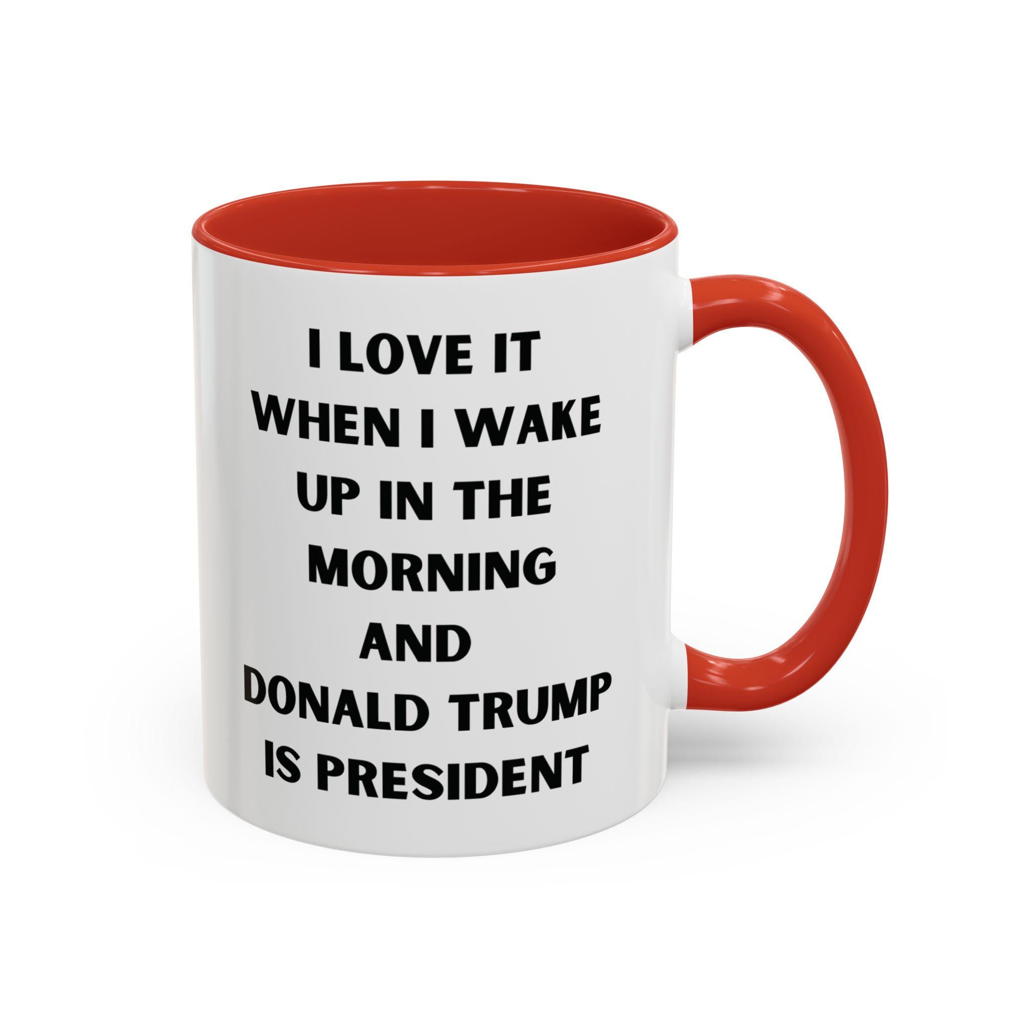 Tazza Da Caffè Con Donald Trump – Regalo Divertente Per Sostenitori Repubblicani, Colleghi E Amici, 11 O 15 Oz, Stampa Resistente