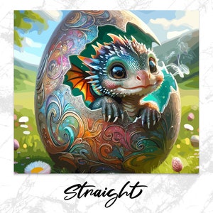 Baby Dragon Egg Cuteness, Sublimation Design, Digital Download Prints, Little Happy Baby Dragon Clipart 20oz Tumbler Wrap, PNG, SVG