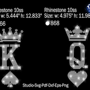 Pacote de strass rei e rainha, strass svg, strass rainha, strass rei, strass svg, modelo de strass, rei e rainha svg
