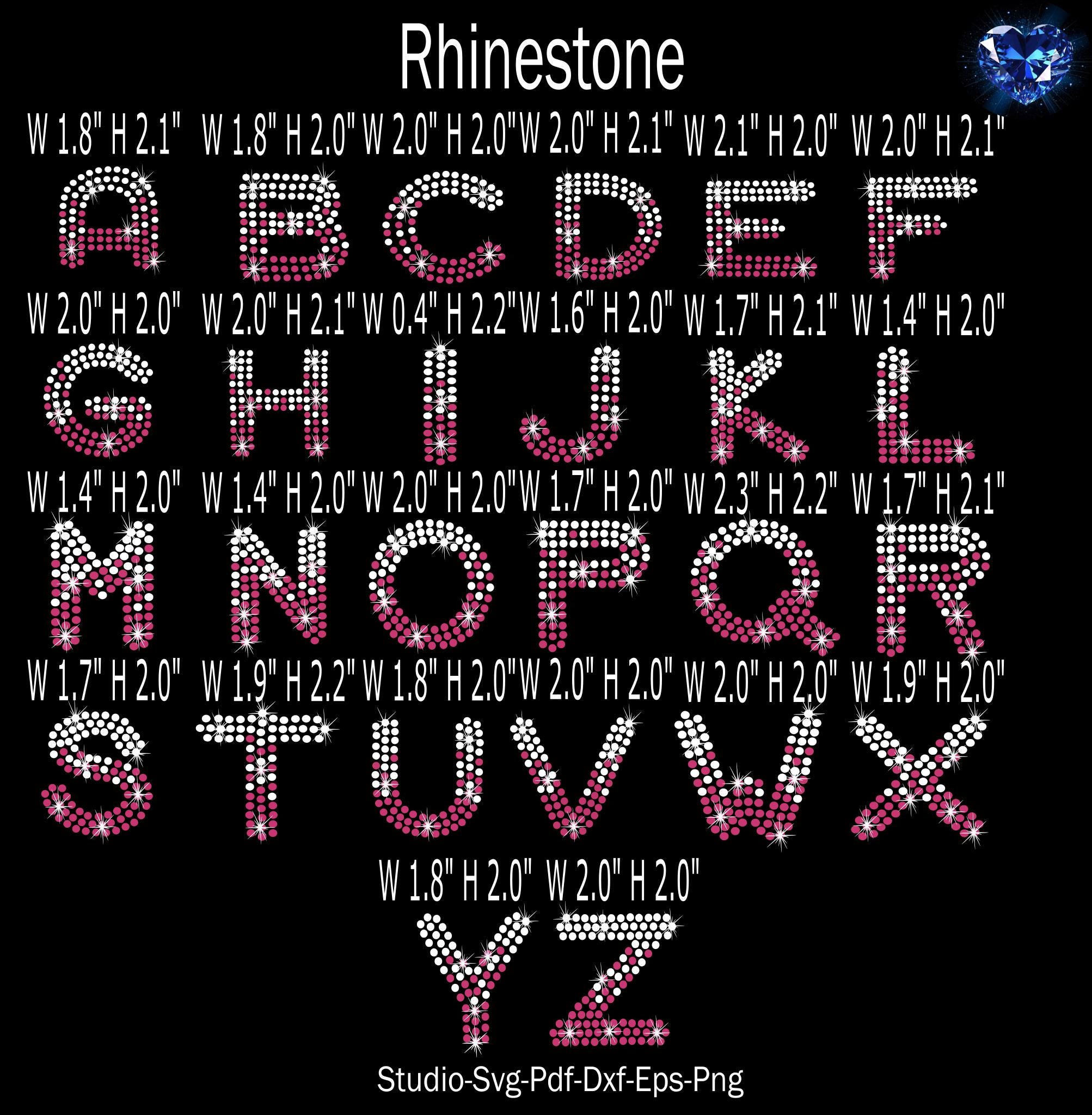 Super Bundle Alphabet Rhinestone, Degraded Alphabet, Alphabet Svg ...
