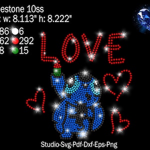 Ohana strass, liefde strass, liefde Svg, strass sjabloon, Valentijnsdag Svg, Ohana Svg, strass shirt, liefde gesneden bestand, liefde png