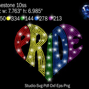 Orgullo Rhinestone, El amor es amor Rhinestone, Corazón Rhinestone, Rhinestone Svg, Plantilla de Rhinestone, LGBT Rhinestone, LGBT Svg, Orgullo Svg, LGBT