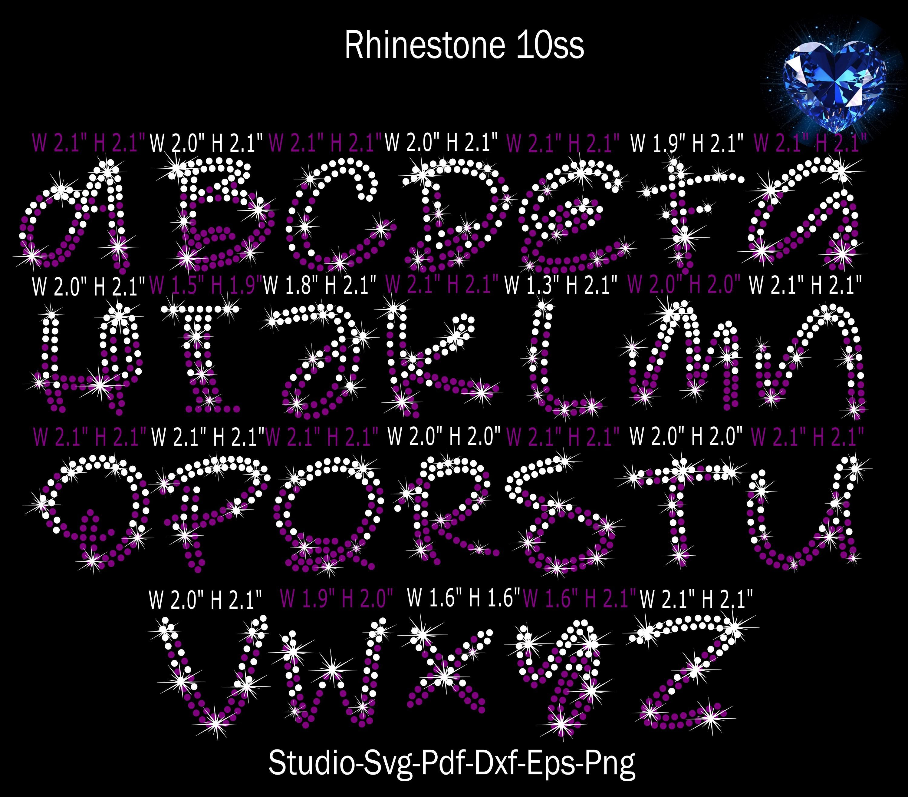 Super Bundle Alphabet Rhinestone, Degraded Alphabet, Alphabet Svg ...