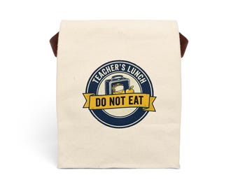 Borsa per il pranzo per insegnanti / Regalo divertente per insegnanti / Il pranzo dell'insegnante non si mangia / Borsa per il pranzo in tela / Regalo per insegnanti / Regalo per la settimana di apprezzamento degli insegnanti