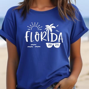 Florida 2025 Shirt, Florida Vacation T-shirt, Funny Florida Summer Tees, Florida State Tees, Florida Family Trip Tee, Summer Beach Shirt