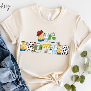 Big Brother Shirt, Disney Big Brother Tee, Baby Announcement Toddler Shirt, Shirt for Big Brother, New Big Brother, Kids Gifts, Gift for Mom