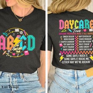 Daycare Teacher Shirt, ABCD Daycare Tour Shirt, Teacher Appreciation Shirt, First Letters Tee, Gift For Alphabet Learners,ABCD Shirt