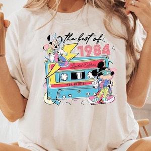 The Best Of 1984 Shirt, Vintage Mickey And Friends Shirt, Custom Disney Birthday T shirt, 40th Birthday Shirt, Disneyland 40 Years Old Shirt