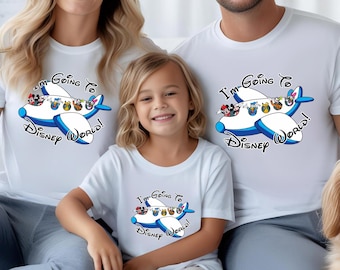 I'm Going To Disney World T-Shirt, Family Matching Shirt, Adult Disney Shirt, Custom Disneyland Shirt, Disney Vacation Shirt,Family Trip Tee