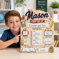 Personalized First Day of School Sign, Custom Back To School Board With Name, Reusable Photo Prop Back to School Sign, 1st Day Of School