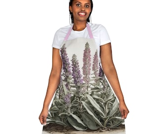 Cespuglio di salvia, GREMBIULE DA CUCINA, Accessori da cucina essenziali per cucinare, cuocere al forno, barbecue, parrucchiere, uomini e donne, regalo per mamma, chef, artista