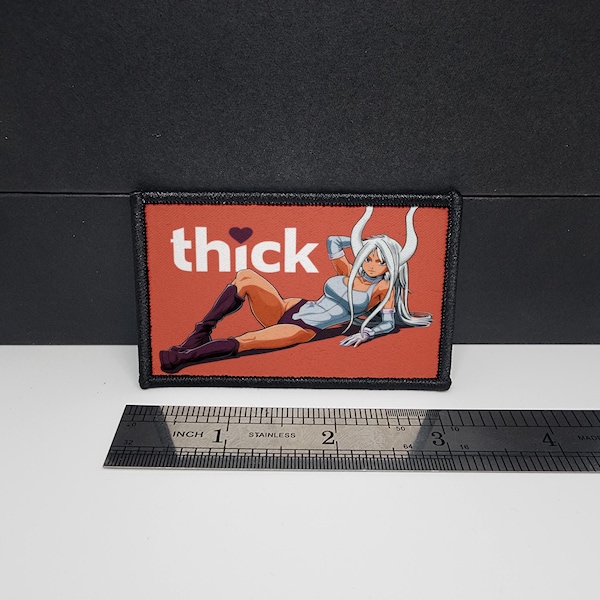 Thick<3  Anime Girl Morale Patch Custom Tactical (Rabbit Hero inspired Waifu)