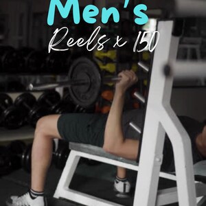 150 Men’s reels for faceless or Instagram with master resell rights