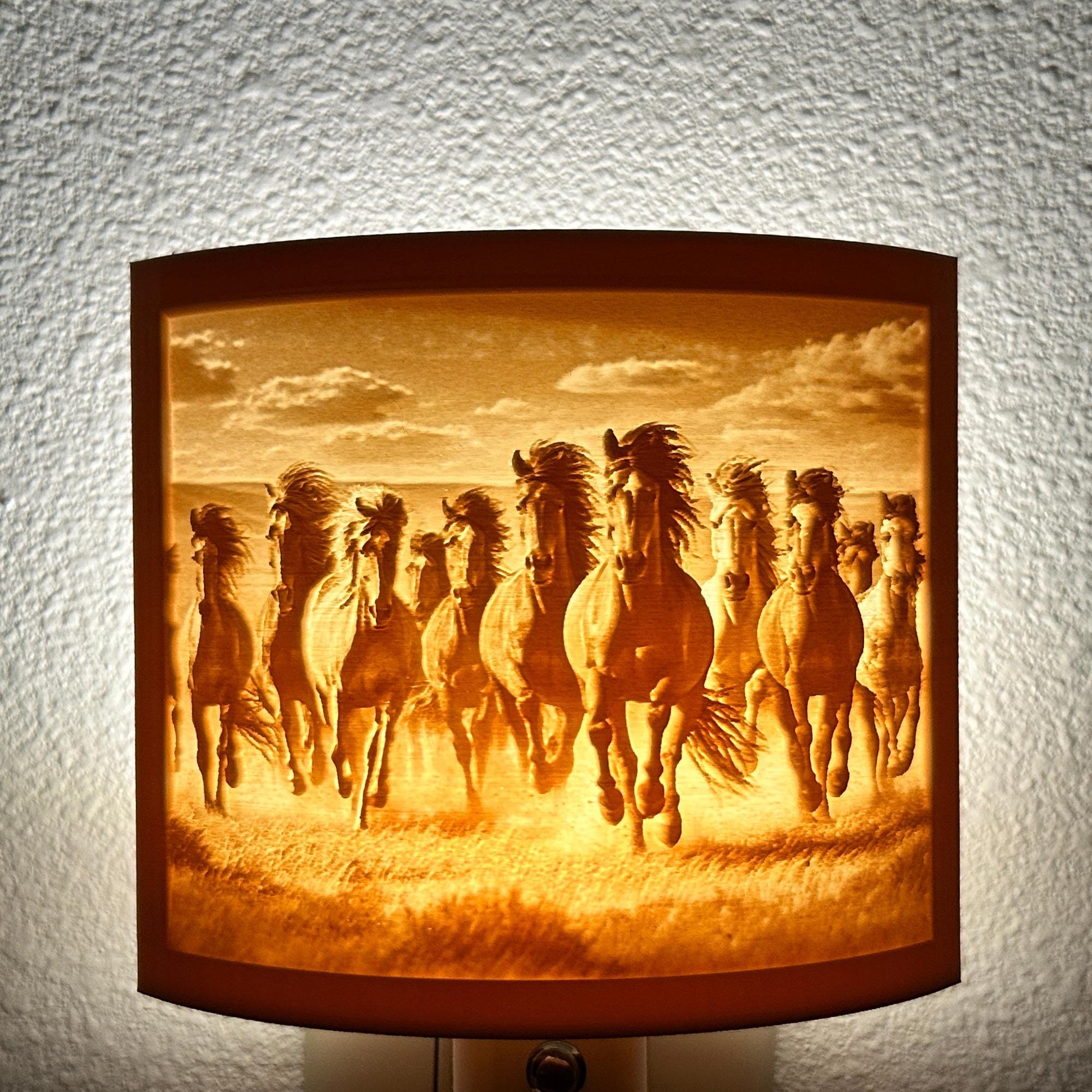 Horse Racing Lamp - Etsy