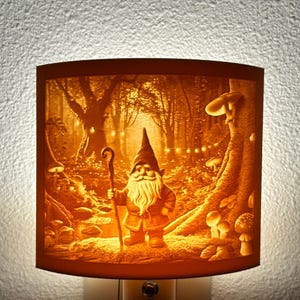 Forest Gnome Night Light