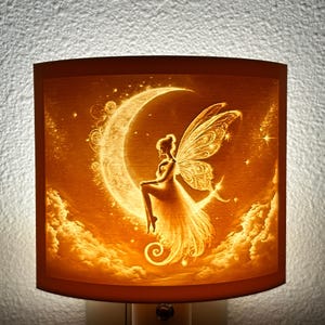 Fairy on the Moon Night Light