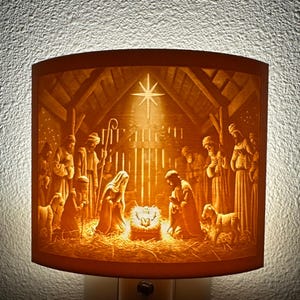 Nativity Scene Night Light