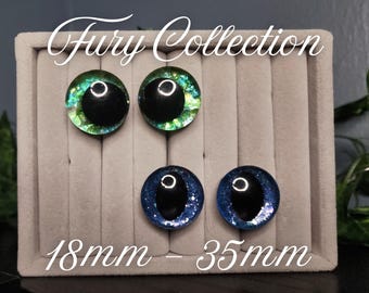 Handpainted Safety Eyes: Dragon Plushie Eyes (1 set)