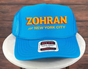 Cappello Zohran per Nyc, Cappello camionista Zohran Mamdani, Cappello elettorale Nyc, Cappello Zohran di supporto, Cappello democratico, Cappello Mamdani per Nyc, Cappello Zohran sindaco