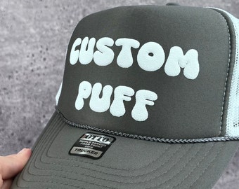 Gorra personalizada con estampado abullonado, gorra de espuma personalizada, gorra de camionero de malla personalizada, gorra de copa alta, gorra de camionero de espuma, gorra abullonada metálica, gorra con estampado abullonado 3D
