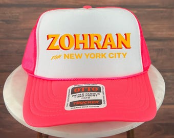 Cappello Zohran per Nyc, Cappello camionista Zohran Mamdani, Cappello elettorale Nyc, Cappello Zohran di supporto, Cappello democratico, Cappello Mamdani per Nyc, Cappello Zohran sindaco