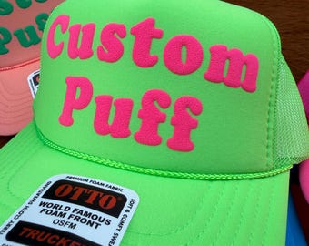 Gorra metálica personalizada con estampado abullonado, gorra de espuma personalizada, gorra de camionero de malla personalizada, gorra de copa alta, gorra de camionero de espuma, gorra abullonada, gorra con estampado abullonado 3D