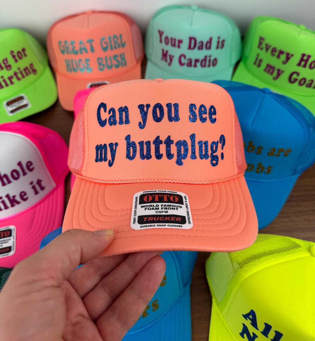 Adult Glitter Custom Party Hat, Inappropriate Bachelorette Glitter ...