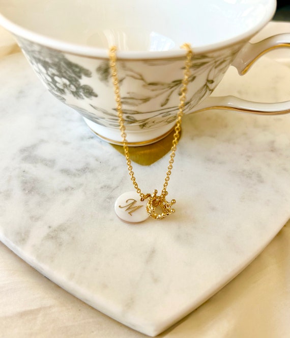 Etsy gold plated necklace best sale