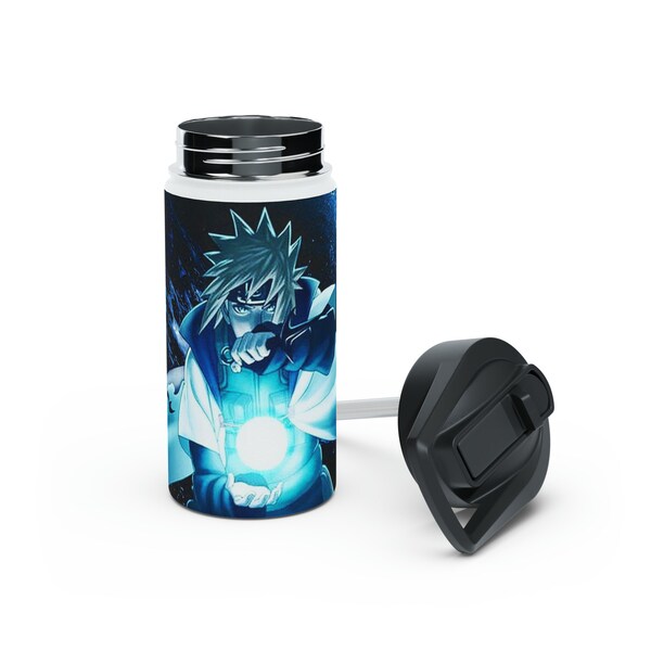 Stainless Steel Water Bottle, Standard Lid. Minato Uzumaki, Naruto Design Cup