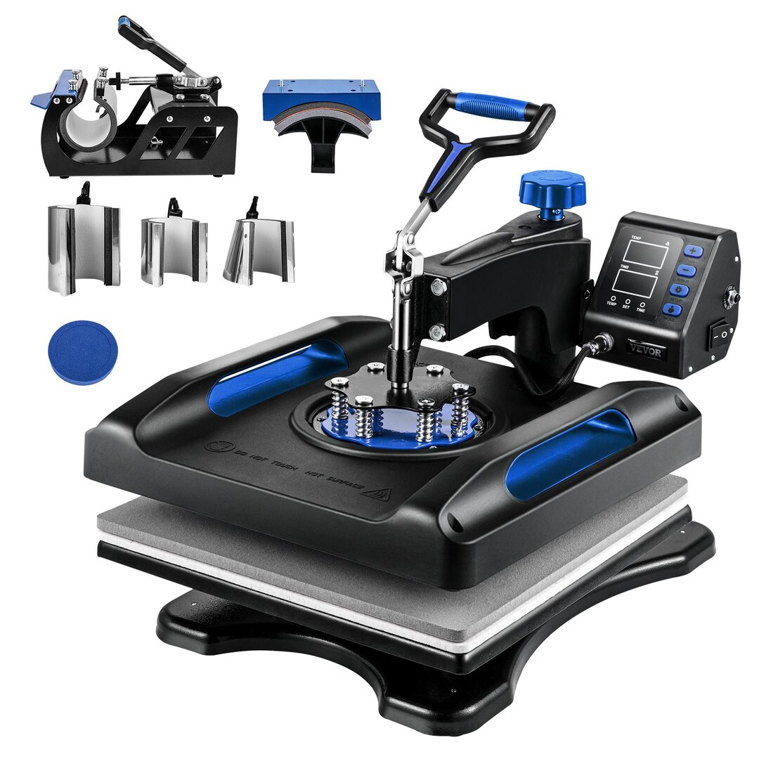 8 in 1 Heat Press Machine 15 X 15 Inch 800W Sublimation Machine ...