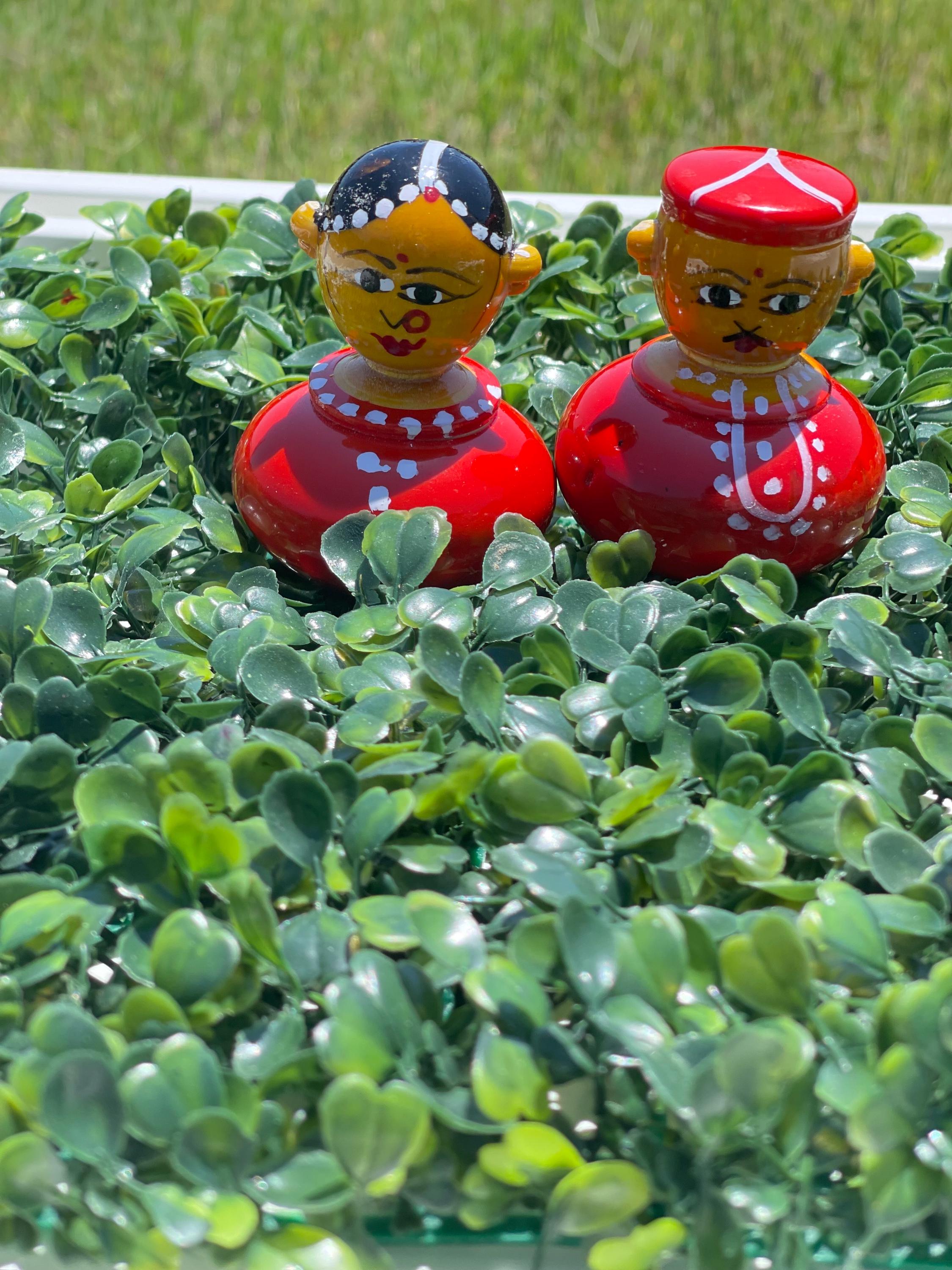 Kondapalli Wooden Raja Rani Comes as Set (pair of 2 Return Gifts - Etsy