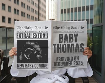 Newspaper Pregnancy Announcement Newspaper Baby Pregnancy Announcement Template Newspaper Announcing Pregnancy Announcement Newspaper Baby