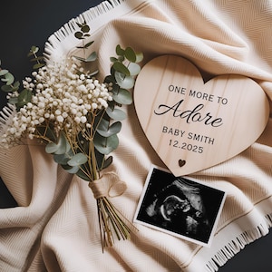 En till att älska graviditetsmeddelande minimalistiskt babymeddelande redigerbar mall enkel graviditetsmeddelande könsneutral avslöjande
