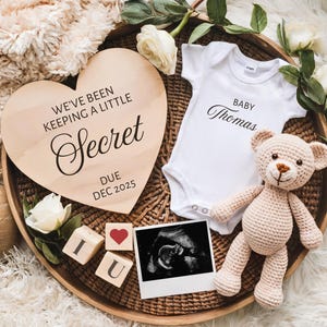 Neutral pregnancy announcement digital neutral baby announcement social media baby reveal boho pregnancy announcement gender neutral reveal
