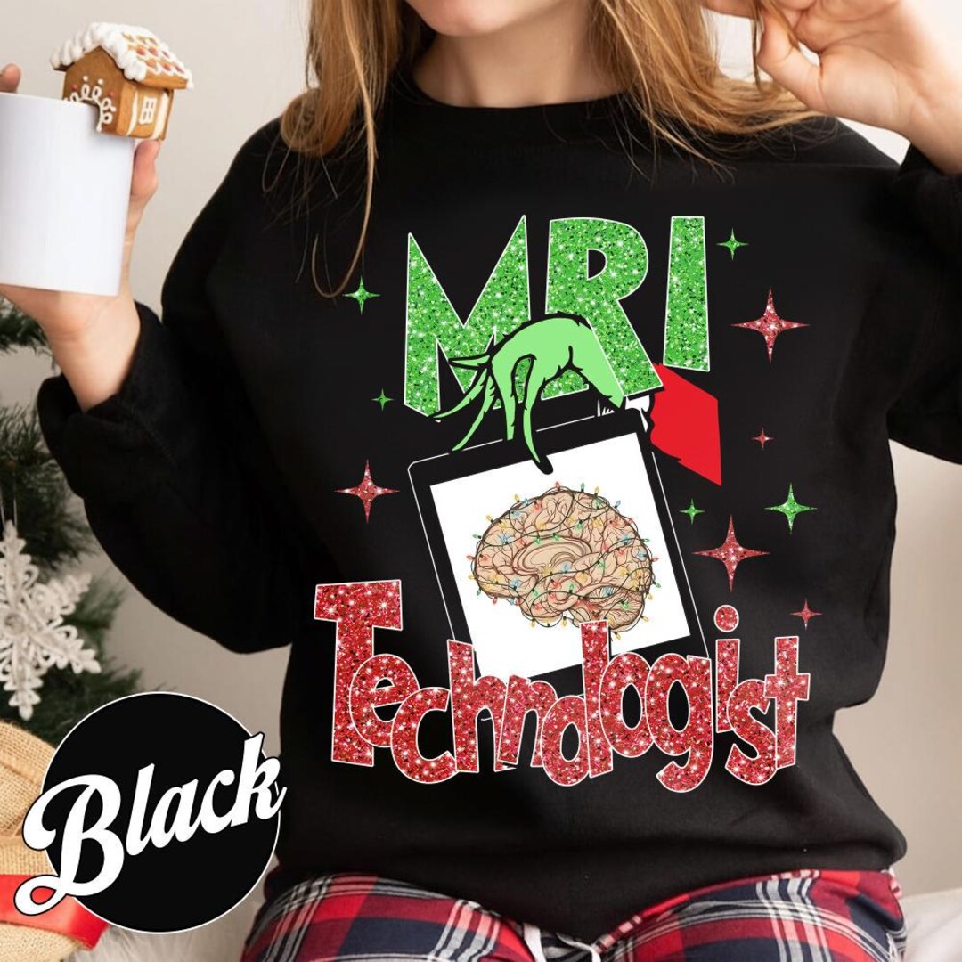 Mri Merch Christmas MRI Tech Sweatshirt, Funny Radiology Gift, Festival Family ...