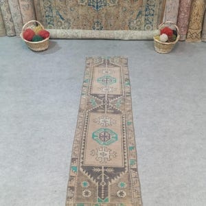 2x6 Runner 2x6 Rug,2x5 Vintage Rug,Vintage Small Runner,Turkish Runner, Runner Shorts,Medium Sized Runner,Corridor Rug,1.6x5.10 feet