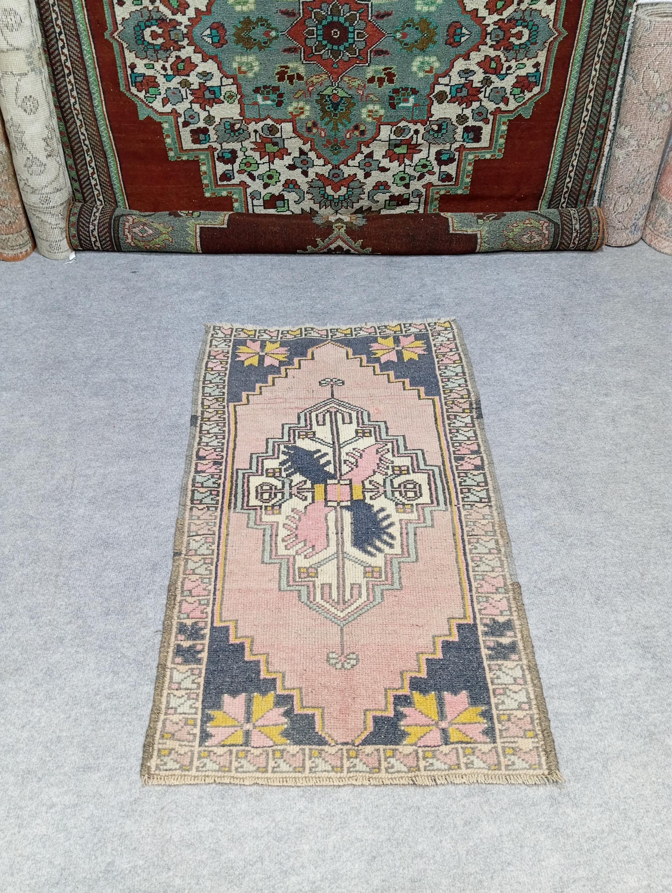 Small Vintage Rug Mini - Etsy