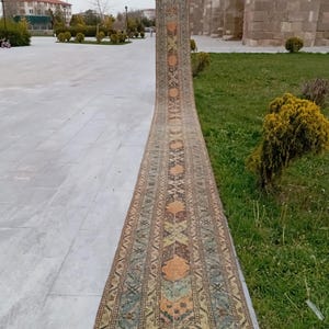 Tapete 2x25, Passadeira Vintage, Tapete para Corredor, Passadeira para Escada, Tapete para Entrada, Tapete Decorativo para Casa, Passadeira Longa, 2,2x24,9 pés (67x76 metros) - Isento de Impostos - EUA