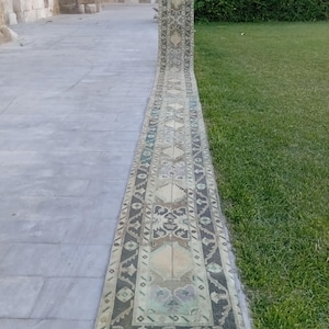 2x27Rug, 2x27 Runner Rug,Patchwork Runner,2x24 Vintage Rug,Stair Runner,Entryway Rugs,Corridor Rug,Vintage Runner,2.4x27 ft,Tax Free USA