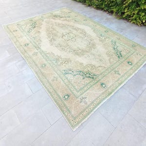 Antique 8x10 Heriz Rug, 8x11 Vintage Persian Heriz Rug, Area Rug, 8x11 Large Living Room Heriz Rug, Designer Rug, Wool rug, 8x11.3 ft