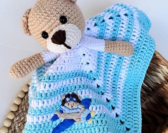 Crochet Animal Comforter Pattern: Amigurumi Sleepy Toy (PDF Pattern)