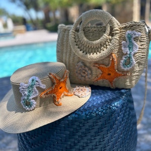 Crochet Beach Hat and Bag: Handmade Boho Accessories