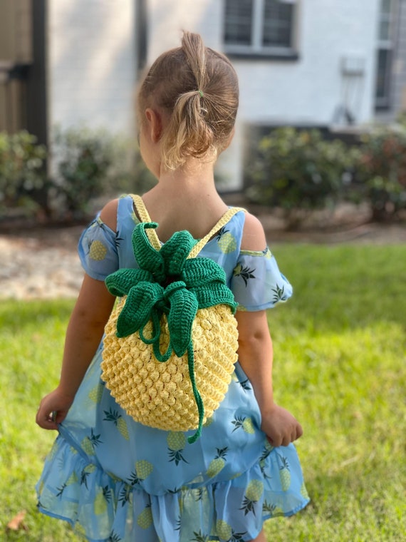 Crochet pineapple backpack EASY Crochet Pineapple Bag Tutorial for Beginner  main image 2