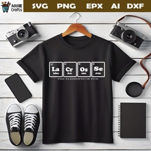 Lacrosse Periodic Table, Lacrosse svg, Lacrosse png, Lacrosse silhouette, Lacrosse clipart, Lacrosse mom, Lacrosse t-shirt, Lacrosse eps