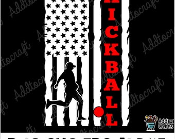 American Flag Kickball (svg, png, eps, ai, dxf)