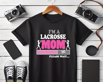 Lacrosse moeder SVG: T-shirtontwerp, png, clipart (digitale download)