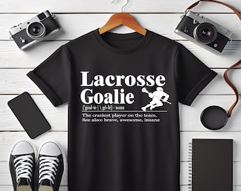Lacrossekeeper SVG PNG: T-shirtontwerp (digitale download)