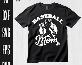 Baseball Mom, Baseball svg, Baseball clipart, Baseball png, Baseball Sports, Baseball silhouette