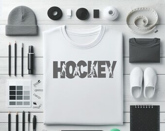 Ontwerp hockeyshirt: SVG, PNG, clipart (digitale download)
